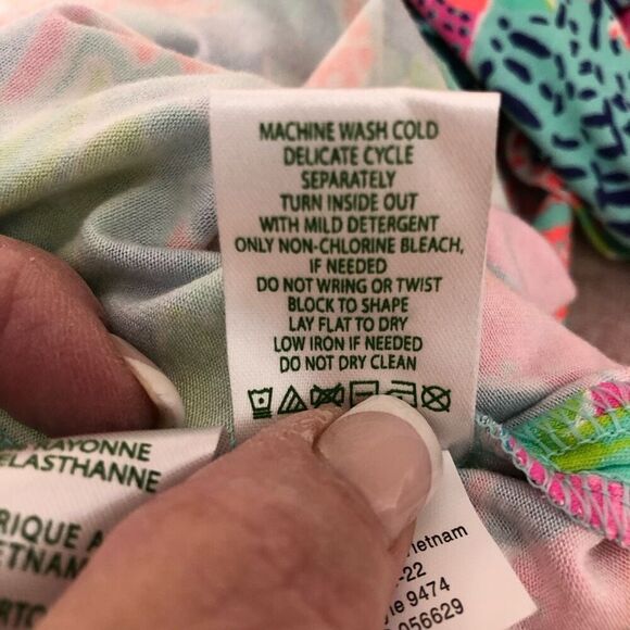 Lilly Pulitzer Womens Reflections Monterrey Long Dress Multicolor Medium - Picture 8 of 10